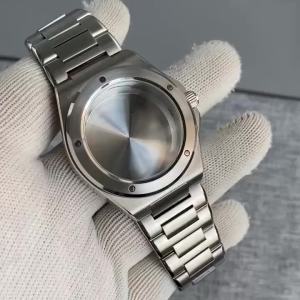 200M Waterproof 40mm Sapphire Dive Watch Case For Ingenieur NH35 NH36 NH34 PT Movement Dive Watch Part Glass Back Steel Bracelet