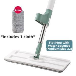 Maryya | Self-Wringing Flat Mop Dual Use Wet and Dry