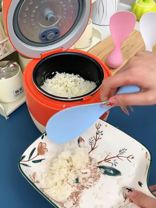 Non-stick Rice Stand-Up SpatulaTumbler Rice Spoon Non-Stick Rice Stand-Up Spatula Heat Resistant Cooking Spoon Heat Resistant Rice Cooking Spoon