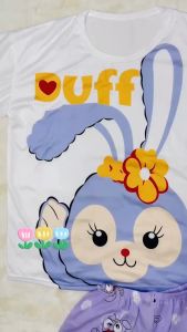 ฝันดี SJT# จัดส่งจากประเทศไทย! one size เนียนนุ่มแขนสั้น+กางเกงขาสั้น+กางเกงขายาวนุ่มสบายชุดนอนชุดสามชิ้นแสงสว่างสีทึบ