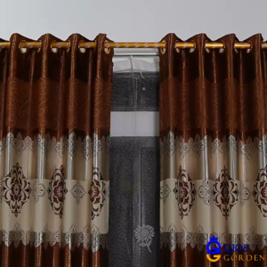 Gorden Blackout Import Premium Quality Motif Batik Mewah Model Smokering