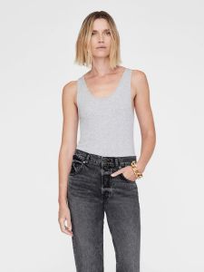 Áo Tắm Một Mảnh Hở Lưng Kiểu Mỹ Ôm Vừa Vặn Cổ Chữ U Áo Ba Lỗ Thường Ngày Màu Trơn Bằng Sợi Polyester Và Sợi Nylon