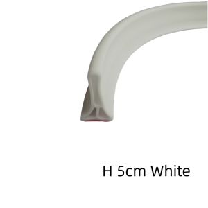 50-300cm Silicone Shower Water Barrier Dam Bathroom Strip Flexible Shower Door Bottom Seal for Kitchen Curbless Shower