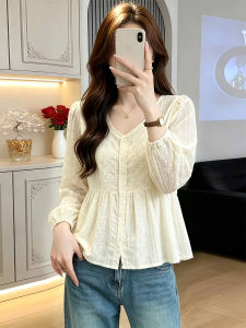 Loose Belly Cover Slimming Short Sleeve Womens Blouse