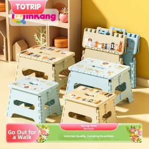TUJUE | Thickened Portable Folding Childrens Stool