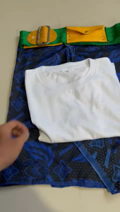 Sapit Urang Anak Dan Dewasa Instan Tinggal Pakai Sembong Motif Batik Baduy