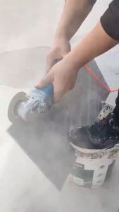 Bàn cắt mòi gạch men Bàn cắt gạch 45 độ bằng inox 304 lắp máy cắt cầm tay.