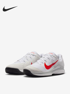 Nike | Giày Tennis Nam Cổ Thấp Dây Đan Bền Vapor 12 Trắng Đỏ Đen