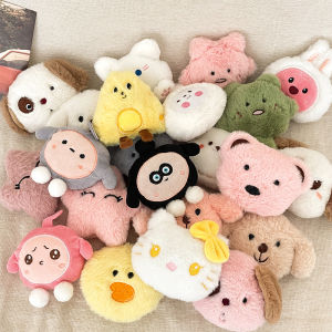 Cute Plush Toy Beaver Pin Sweet Style Backpack Accessory Cartoon Bear Clothes Pin Fresh out Fashion Jewelry No Brand Registered