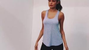 1PC Sleeveless Yoga Shirts Women Quick Dry Running Sports Tank Top Sleeveless Fitness Gym Workout Top Yoga Vest
