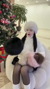 [ MŨ CAO CẤP ] Mũ Da Beo Kiểu Dáng Thời Trang Giữ Ấm Mùa Đông Dành Cho Nữ Chống Gió Phối Lông Dày Mềm Mại Cao Cấp