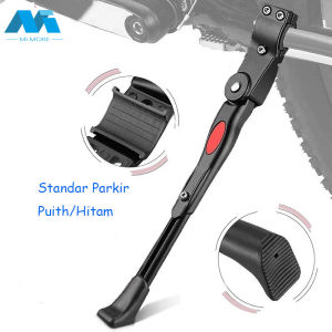Standar Parkir Samping Sepeda MTB Road Bicycle Akesoris Sepeda Puith/Hitam