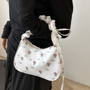 Túi Đeo Chéo Vải Canvas Nữ 2025 Túi Đeo Vai Đơn Cao Cấp Túi Đeo Chéo Dưới Cánh Tay Túi Đeo Chéo Đi Làm Túi Đeo Chéo Kiểu Yên Xe Nhỏ