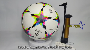 Bola Sepakbola Size 5 Original Import Press Mesin Bola Sepak Liga Champion Kualitas Terbaik