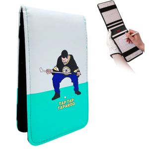 Golf Scorecard Yardage Book Holder Cover with TAP TAPAROO Happy Gilmore Design Quality PU Leather Golf Scorecard Holder Golf