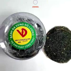 Hộp 15 cái Bánh đa vừng đen Đô Lương Nghệ An (Đặc biệt ngon 40% vừng) bánh tráng mè đen cao cấp - Gia dụng Phước Hòa