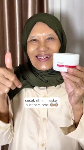 POLYNIA Mask Pomegranate Shiconix Soothing Prickly Pear Orange Brightening Face Mask Masker Wajah Tanpa Botox