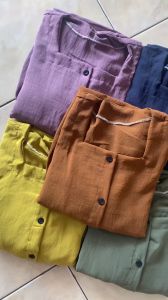 Dedilarise Midi Dress Crinkle Airflow Premium Polos Kerut Remaja Kekinian 2023 Terbaru Busui Kancing Depan