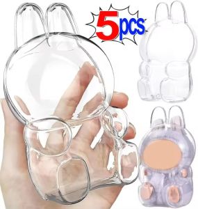 1-5pcs Hard Case for LABUBU The Monsters Have A Seat Clear Protective Cover Dustproof Display Box for 2nd Gen Sitting Party Doll