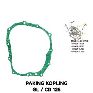 Paking Kopling GL / CB - Packing Gasket Perpak Kopleng Kupling Crankcase Rengkes Kanan Honda CB100 CB125 GL100 GL125