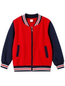 Áo Khoác Đồng Phục Trường Học Màu Xanh Lam Đậm Cho Học Sinh Tiểu Học Áo Khoác Bóng Chày Lớp Học Đồng Phục Mùa Xuân Một Mảnh Áo Trên Cho Giáo Viên