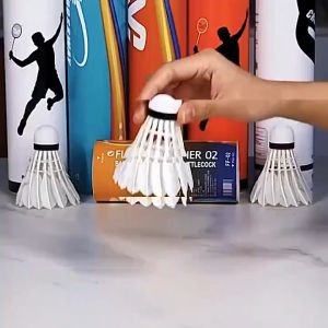 Merkis 3/6Pcs Badminton Goose Feather Shuttlecocks: Sports Fitness & Aerodynamics