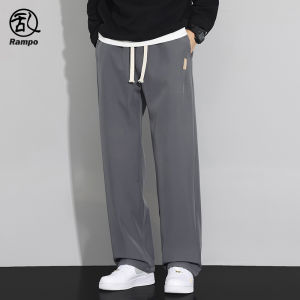 กางเกงวอร์มทรงหลวมสำหรับผู้ชาย กางเกงขายาวทรงหลวม กางเกงขายาวทรงหลวมสำหรับผู้ชาย กางเกงขายาวทรงหลวมสำหรับผู้ชาย ฤดูใบไม้ผลิและฤดูร้อน ทรงหลวม กางเกงขายาว