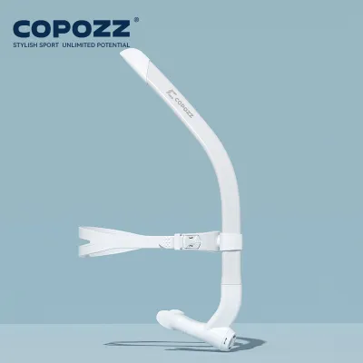 COPOZZ | COPOZZ Front Head Swimming Training Snorkel Silicone Mouthpiece Junior Swimmers Full Dry Diving Equipment For Female Male Youth