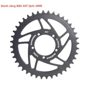 Lưỡi Xích Xe Đạp Điện GUSTAVO Dành Cho Động Cơ Bafang BBS01 BBS02 Đĩa Xích Nhôm 36/38/40/42/44/46/48/52T