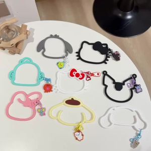 Sanrio | Sanrio Cute Hello Kitty Kuromi My Melody Style Mobile Phone Lanyard Soft Tape Gasket Silicone Small Anime For All Smartphones