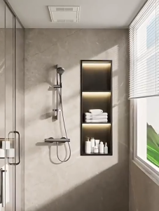 ⚡SALE⚡Stainless steel niche bathroom embedded metal bathroom living room TV niche storage(FREE SHIP)