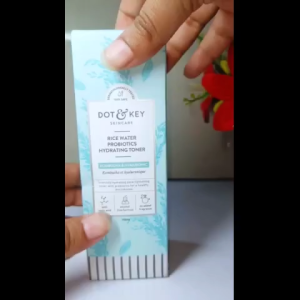 Dot & Key Rice Water Hydrating Toner With Hyaluronic |Rice Water Toner For Dry Skin Sensitive Skin & Oily Skin |Alcohol-Free |Quick Absorbing & Non Sticky For Hydrated Skin |Exfoliates Pores |150ml