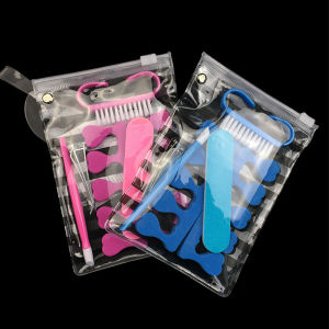 ชุดทำเล็บ 6 ชิ้น อุปกรณ์ซ่อมเล็บส่วนตัว อุปกรณ์ทำเล็บแบบใช้แล้วทิ้งสำหรับร้านทำเล็บ แจกลูกค้าในร้านทำเล็บ