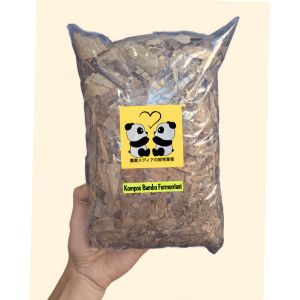 Daun bambu/Pupuk kompos bambu kering Fermentasi cap panda untuk tanaman hias