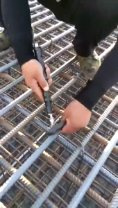 Rebar Tie-off Tool/Rubber Handle Rebar Tie Wire Twist Tool/Concrete Metal Wire Twist Tool