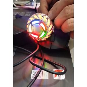 cuci gudang Lampu stop rem belakang projie rainbow spiral bulat kotak universal beat aerox pcx