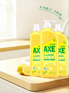 AXE | Lemon and Grapefruit Dishwashing Liquid Food Safe for Home and Fruit Cleaning