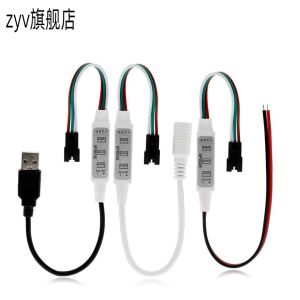 Full Color LED Strip Light Controller SP002E3 Key Colorful Lighting USB WS2811 Dimmer 2812B RGBW Smart Home Automation