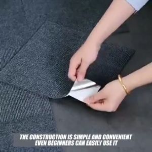 60x60cm Self Adhesive Carpet: Square Sticker Floor Tiles for Living Room, Office & Bedroom
