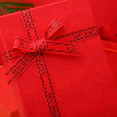 Large Red Gift Box Packaging Box Birthday Present Box Cultural Creative Cross-Border Optimal Empty Box for Handouts