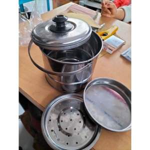 Rantang Soto / Kukus Jumbo Stainles 16cm Murah Besar