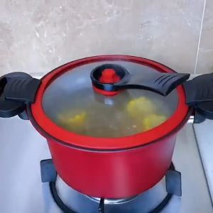 微压料理锅  3.5L Micro-pressure cooking pot large capacity non-stick stew pot household binaural pressure cooker