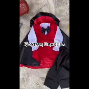 Kostum Drakula | Baju Anak Laki Laki & Dewasa Setelan Karnaval Pesta Ulang Tahun Halloween Terbaru