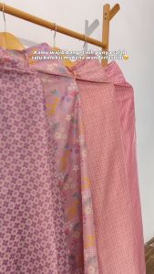 MUKENA TRAVEL MINI ALF MOTIF WANDERLUST COLLECTION BY ALIF MODERN WEAR PARASUT PREMIUM KOREA