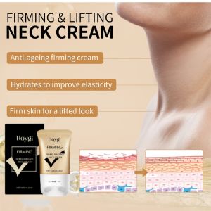 Neck Lines Cream Neck Lines Double Roller V-Shape Small Roller Ball Neck Cream Moisturizing Neck Wrinkle Mask Beauty Neck Cream Official双滚轮颈纹霜