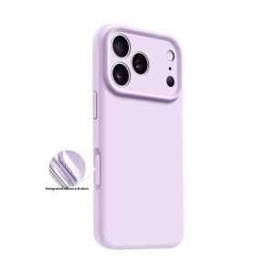 New Liquid Silicone Phone Case for Apple 17Promax Transparent Anti-Fall Protection Womens Soft Shell Cover Compatible with iPhone 16Pro for Couples
