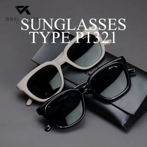 SSON TVTE Kacamata Hitam Kotak Bahan TR Polarized Sunglasses Outdoor Fashion Pria Wanita P1321