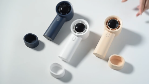 Mini Handheld Turbo Fan 100 Speed LED Digital Display Adjustable Portable High Speed Fan