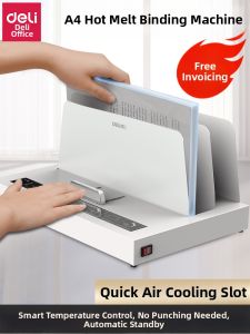 deli | Hot Melt Fully Automatic Paper Binding Machine