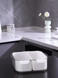 Keranjang Tempat Buah Sayur & Wadah Tempat Cuci Buah Sayur Dengan Tirisan Double Layer